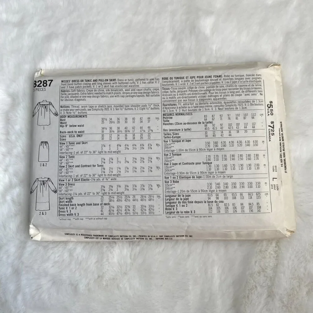 Simplicity Sewing Pattern - Picture 2 of 2